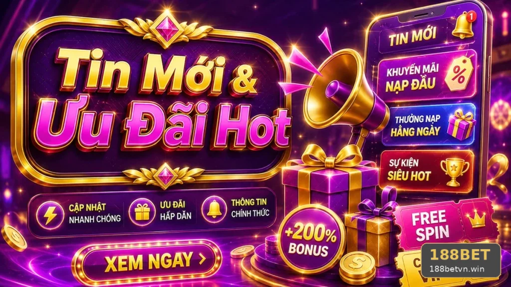 Khuyến Mãi 188BET Tại 188betvn.win: Đọc Chi Tiết Giao Diện Tin Mới, Ưu Đãi Và Điều Kiện Nhận Thưởng Qua Chuỗi Trước-Trong-Sau – Góc Kiểm Chứng Theo Tên Miền