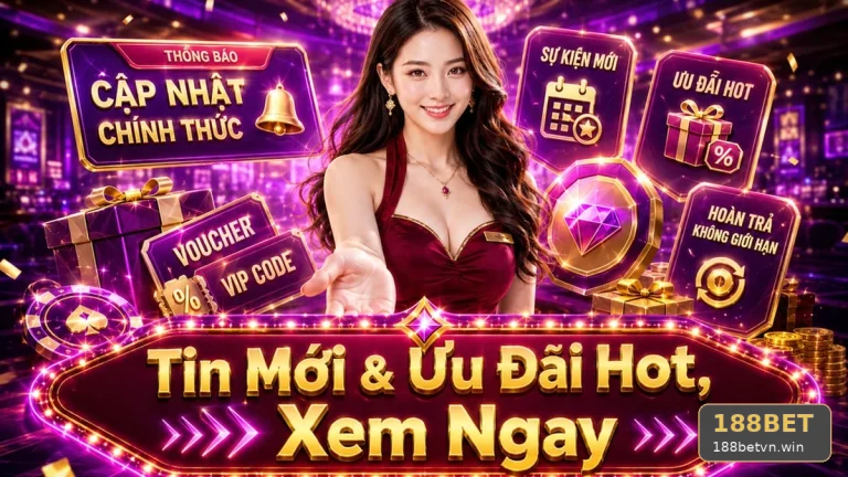 Khuyến Mãi 188BET Tại 188betvn.win: Đọc Chi Tiết Giao Diện Tin Mới, Ưu Đãi Và Điều Kiện Nhận Thưởng – Hồ Sơ Tình Huống Giả Định Lập Bảng So Sánh Theo Nhu Cầu | Góc Kiểm Chứng Theo Tên Miền