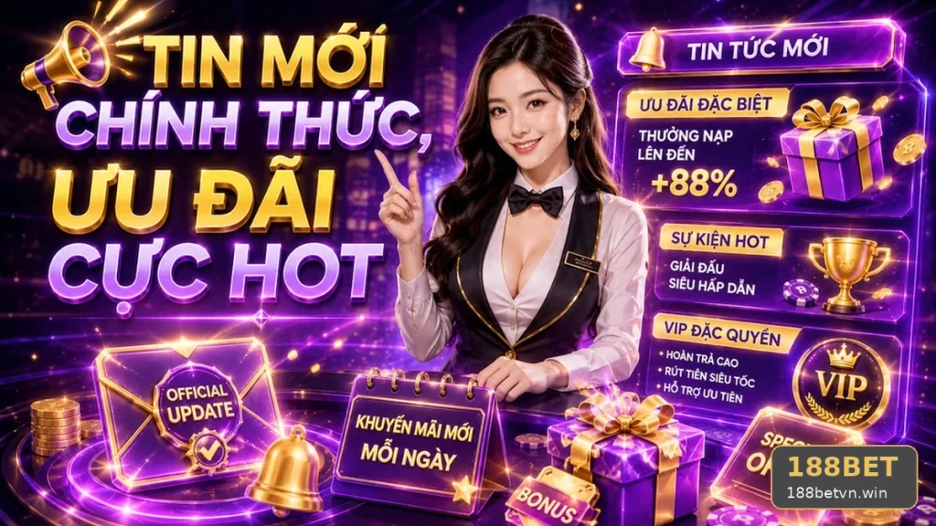 Kiểm Tra Giao Diện Khuyến Mãi 188BET Tại 188betvn.win: Đọc Kỹ Điều Kiện Doanh Thu Trước Khi Nhận Ưu Đãi Để Tránh Lỗi Người Mới – góc kiểm chứng theo tên miền