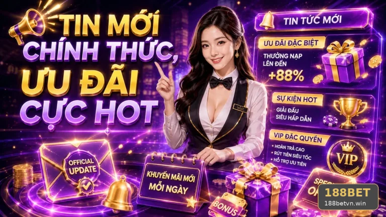 Kiểm Tra Giao Diện Khuyến Mãi 188BET Tại 188betvn.win: Đọc Kỹ Điều Kiện Doanh Thu Trước Khi Nhận Ưu Đãi Để Tránh Lỗi Người Mới – góc kiểm chứng theo tên miền